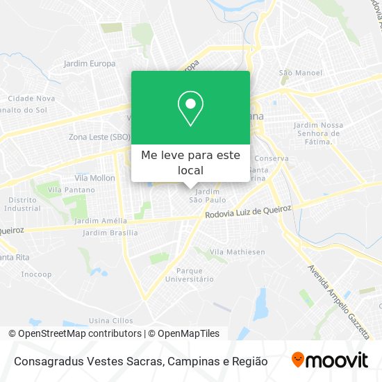Consagradus Vestes Sacras mapa