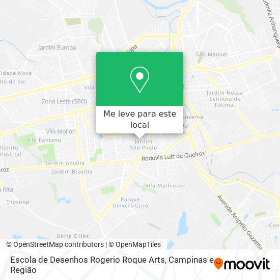 Escola de Desenhos Rogerio Roque Arts mapa