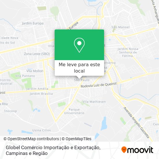 Globel Comércio Importação e Exportação mapa