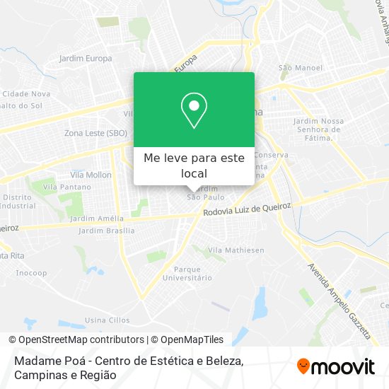 Madame Poá - Centro de Estética e Beleza mapa