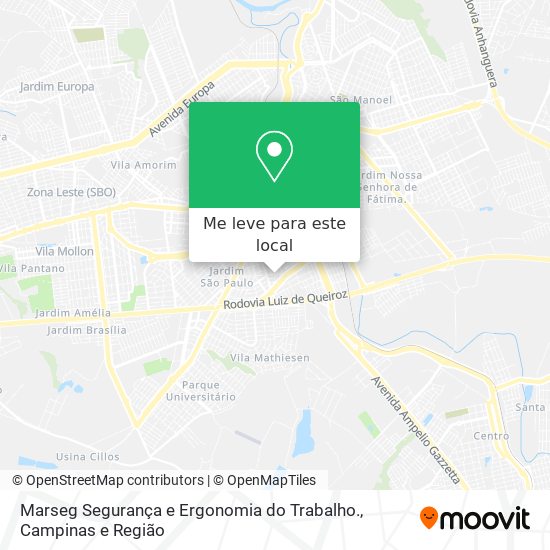 Marseg Segurança e Ergonomia do Trabalho. mapa
