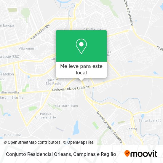 Conjunto Residencial Orleans mapa