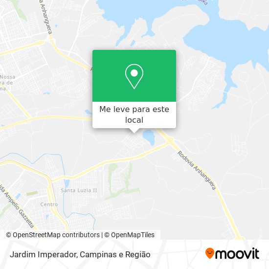 Jardim Imperador mapa