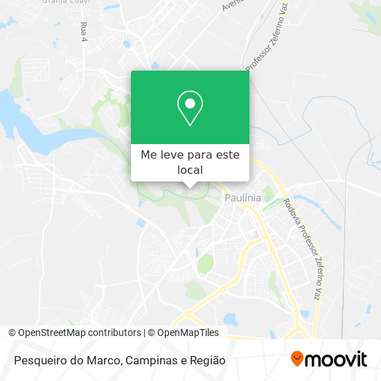 Pesqueiro do Marco mapa