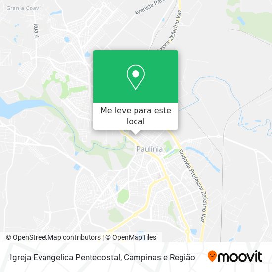Igreja Evangelica Pentecostal mapa