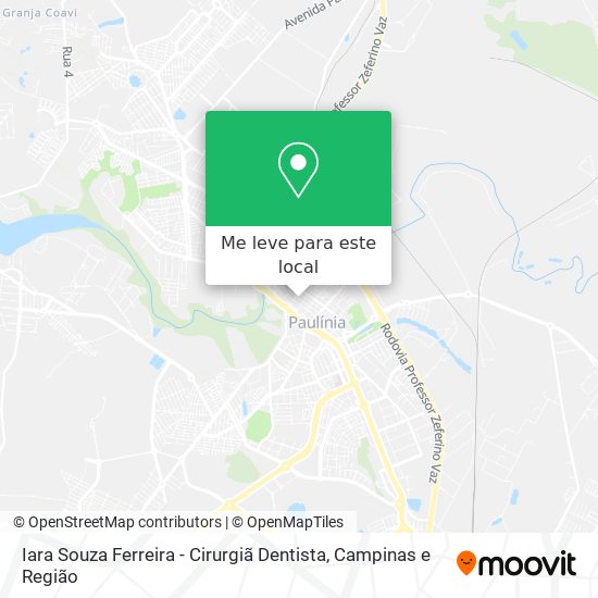 Iara Souza Ferreira - Cirurgiã Dentista mapa