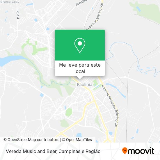 Vereda Music and Beer mapa