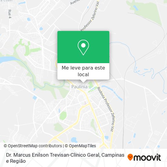 Dr. Marcus Enilson Trevisan-Clínico Geral mapa