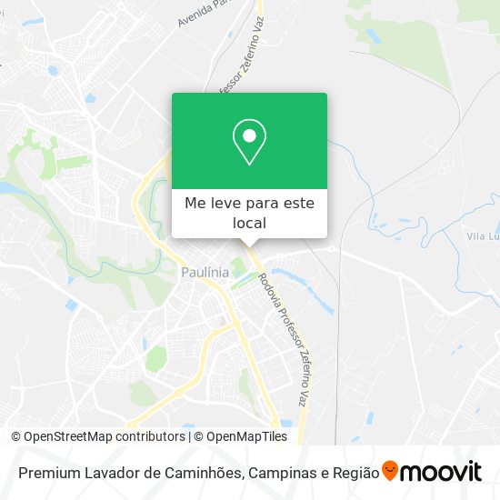 Premium Lavador de Caminhões mapa