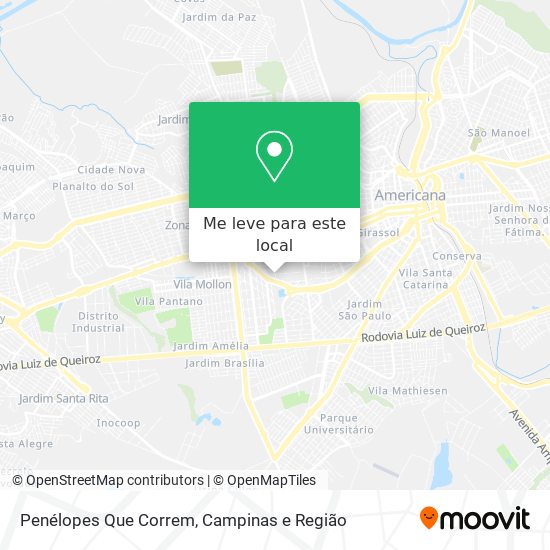 Penélopes Que Correm mapa