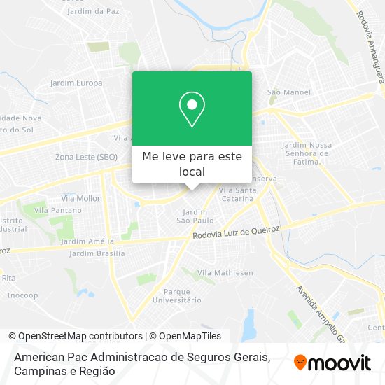 American Pac Administracao de Seguros Gerais mapa