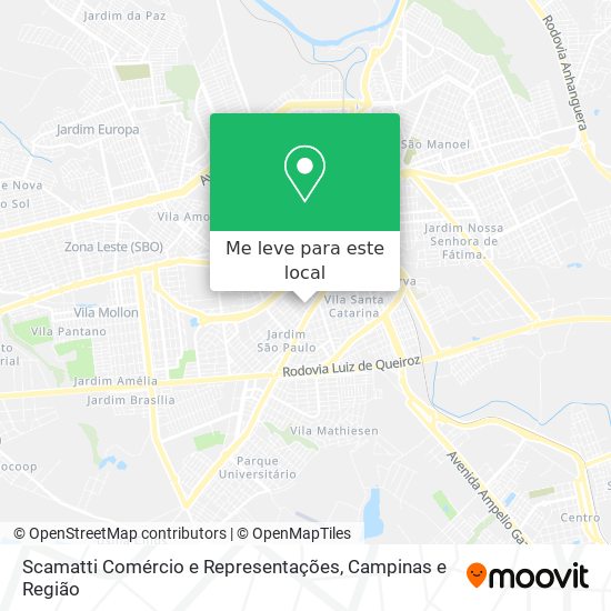 Scamatti Comércio e Representações mapa