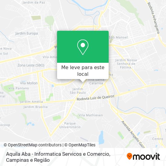 Aquila Aba - Informatica Servicos e Comercio mapa