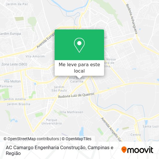 AC Camargo Engenharia Construção mapa