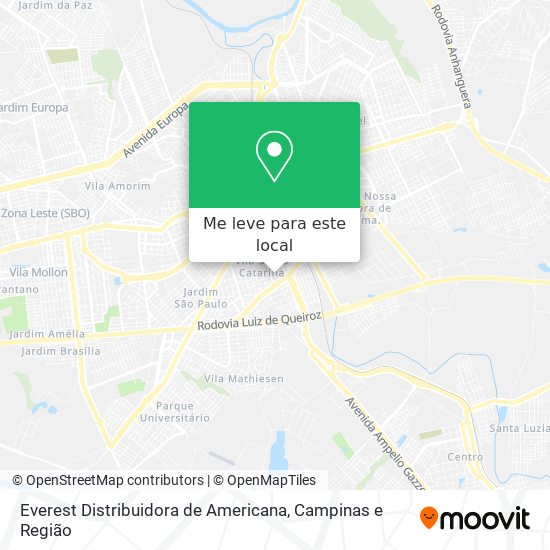 Everest Distribuidora de Americana mapa