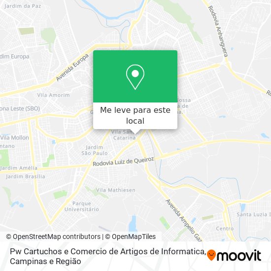 Pw Cartuchos e Comercio de Artigos de Informatica mapa