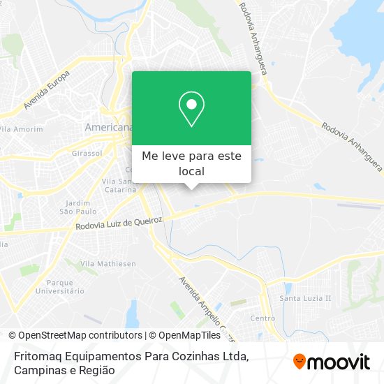 Fritomaq Equipamentos Para Cozinhas Ltda mapa