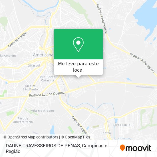 DAUNE TRAVESSEIROS DE PENAS mapa