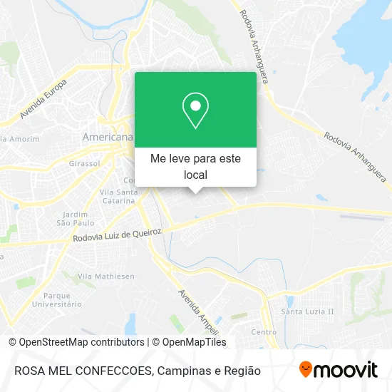 ROSA MEL CONFECCOES mapa