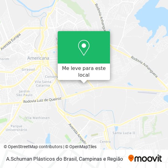 A.Schuman Plásticos do Brasil mapa