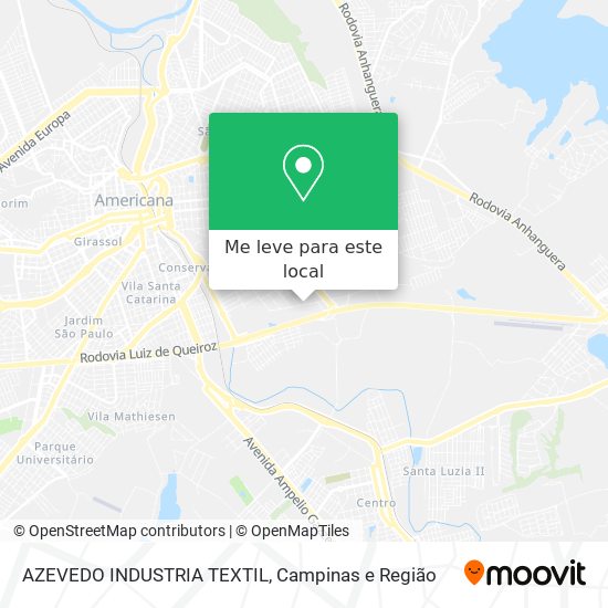 AZEVEDO INDUSTRIA TEXTIL mapa