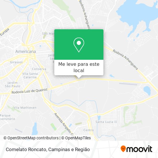 Comelato Roncato mapa
