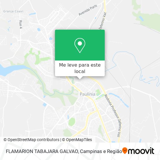 FLAMARION TABAJARA GALVAO mapa