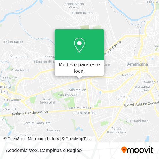Academia Vo2 mapa