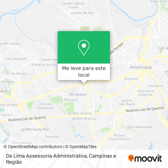 De Lima Assessoria Administrativa mapa
