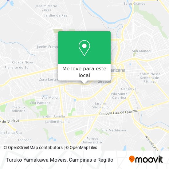 Turuko Yamakawa Moveis mapa