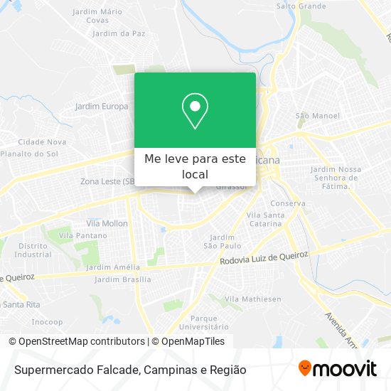Supermercado Falcade mapa