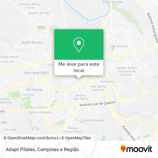 Adapt Pilates mapa