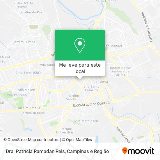 Dra. Patrícia Ramadan Reis mapa