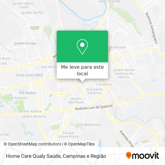 Home Care Qualy Saúde mapa