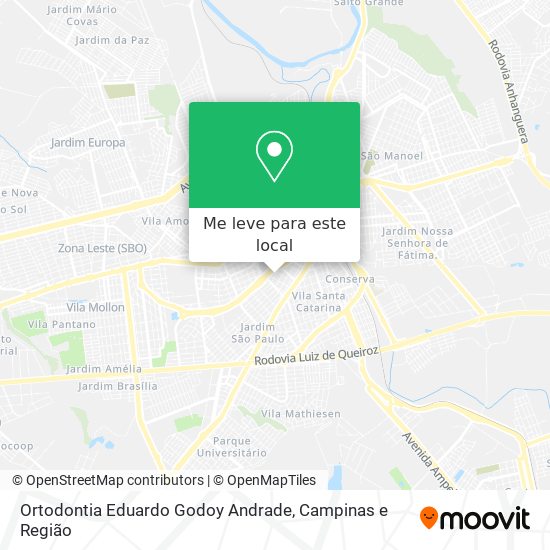 Ortodontia Eduardo Godoy Andrade mapa