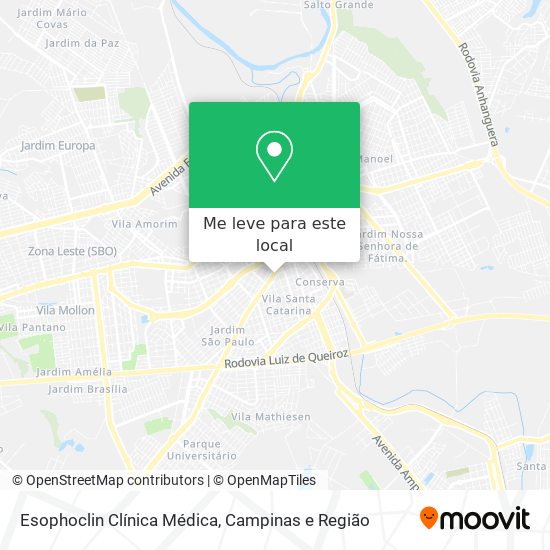 Esophoclin Clínica Médica mapa