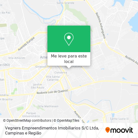 Vegners Empreendimentos Imobiliarios S / C Ltda mapa