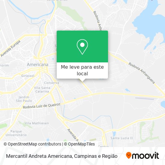 Mercantil Andreta Americana mapa