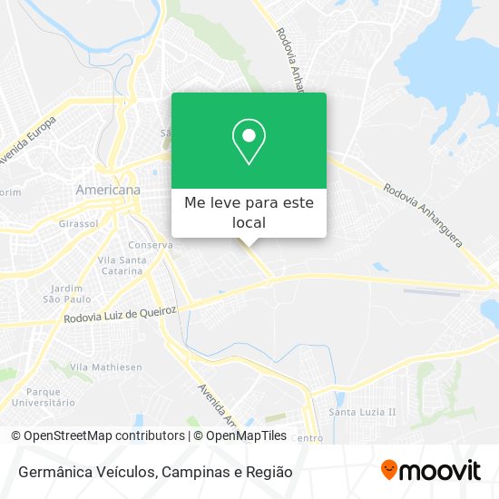 Germânica Veículos mapa