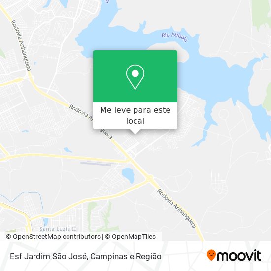 Esf Jardim São José mapa
