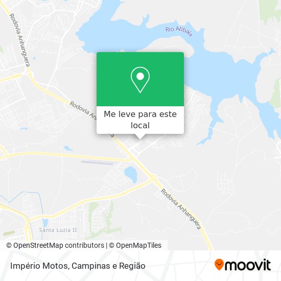 Império Motos mapa