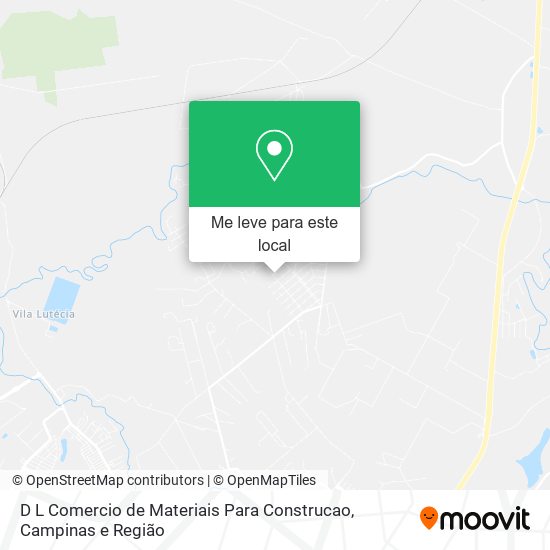D L Comercio de Materiais Para Construcao mapa