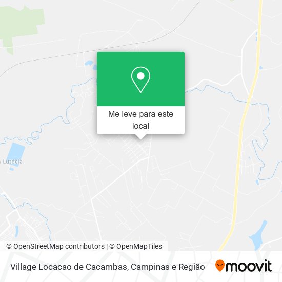 Village Locacao de Cacambas mapa
