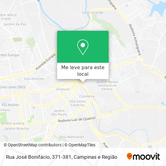 Rua José Bonifácio, 371-381 mapa