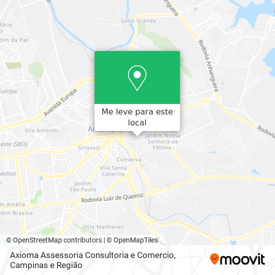 Axioma Assessoria Consultoria e Comercio mapa