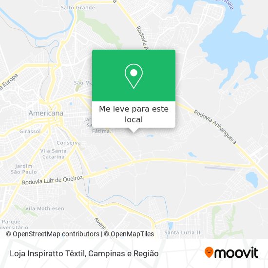 Loja Inspiratto Têxtil mapa