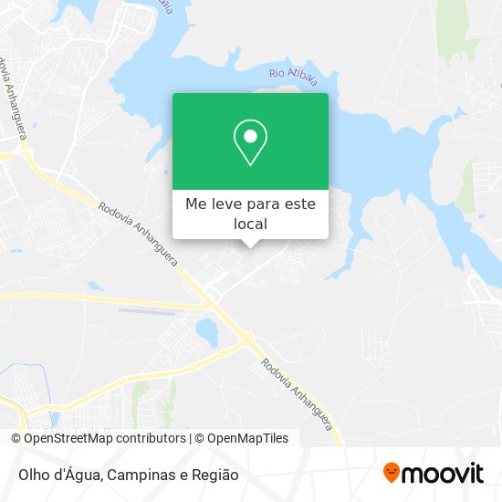 Olho d'Água mapa