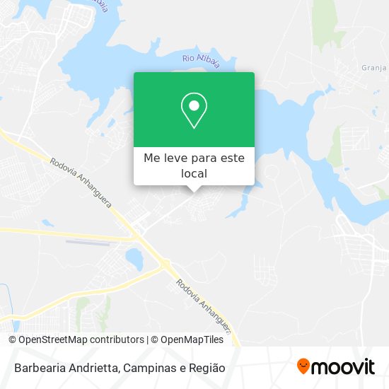 Barbearia Andrietta mapa
