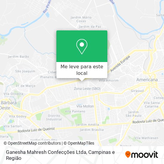 Ganesha Mahresh Confecções Ltda mapa