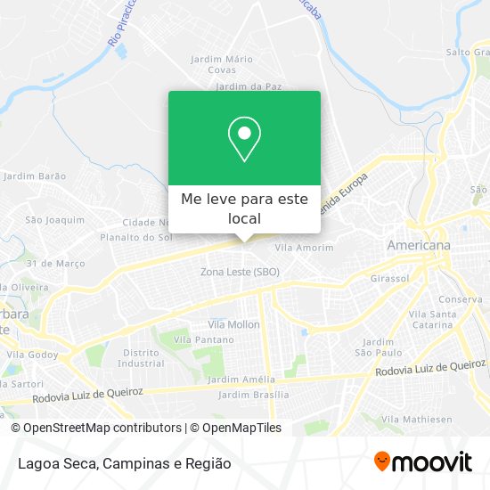 Lagoa Seca mapa